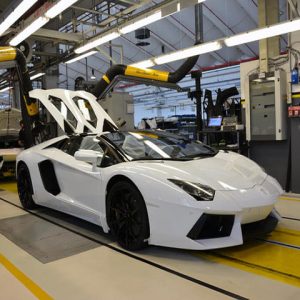 Lamborghini's factory
